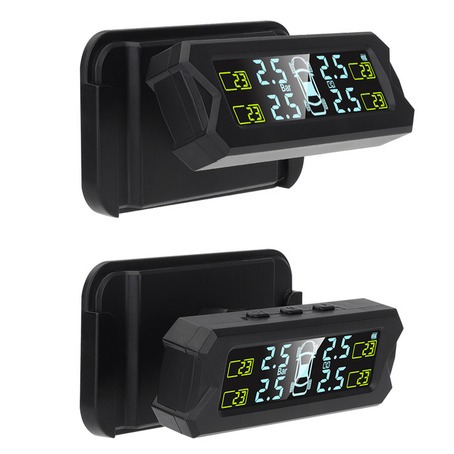 External Sensors Tire Pressure Monitoring TPMS High-precision Solar External Sticker Windshield Tire Pressure Detection Sensor