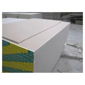 Tablero de yeso directo de fábrica, Partición de pared, precio más Favorable, paneles de yeso de pared de madera