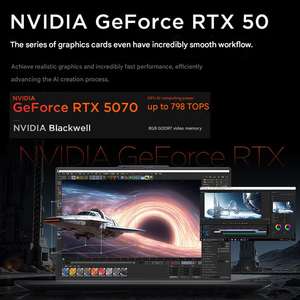 Nueva Laptop Empresarial ThinkPad T1g 2026 con Intel Core Ultra 9, Pantalla OLED 4K de 16 Pulgadas, IA y RTX 5070, Estación de Trabajo Móvil - Product Image 4