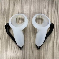 Casing Karet Silikon Pelindung HBV-548 untuk Meta Quest 3 Joystick, Penutup Anti Debu, Sarung Silikon