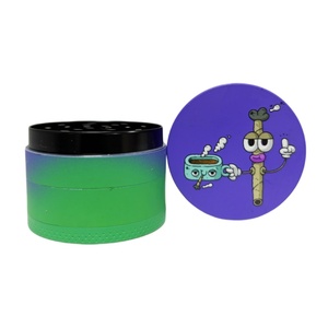 Customized Logo <b>Mini</b> Zinc Metal Alloy Herb <b>Grinder</b> Crusher Smoking Lapping Machine Tobacco Metal <b>Grinders</b> - Product Image 3