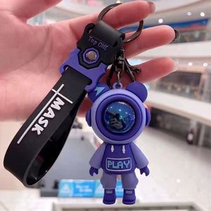 Lightning Bear Keychain, <b>Cartoon</b> Bear Key <b>Ring</b>, Couple Doll Pendant, Bag Charm, Car Keychain, Small Gift, Wholesale Keychain - Product Image 3