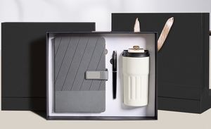 Wholesale Luxury Business Gift Set Custom Logo Stainless Steel Notebook Pen <b>Mug</b> Water Bottle 3-in-1 Office Supplies Bulk Set - Product Image 4