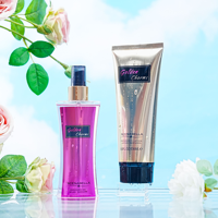 Coffret cadeau de parfum pour femmes, écologique, parfum floral fruité longue durée, lotion pour le corps et vaporisateur