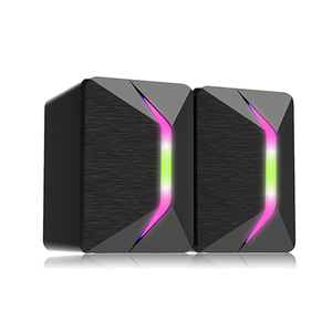 <span class=keywords><strong>ลำโพง</strong></span>คอมพิวเตอร์ซับวูฟเฟอร์ควบคุมเสียงและเสียงได้สำหรับคนรักเกมมีไฟ RGB สีสัน2.0แบบมีสาย - Product Image 2