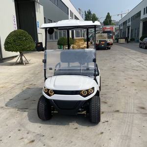 Carrito de Golf Eléctrico Blanco de 4 Plazas, 48 V, Vehículo de Baja Velocidad, Faros LED, Alcance de 30-50 km, Uso Industrial - Product Image 6