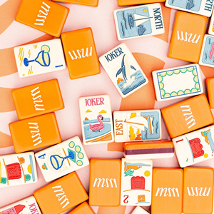 Juego de Fichas de Mahjong Americano de Alta Gama, Diseño Moderno para <span class=keywords><strong>4</strong></span> Jugadores, Juego de Fichas La Vie En Mahj, Juego de Mahjong de Lujo - Product Image 1