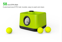 Lanceur de balles de tennis interactif pour l'extérieur EJL, en plastique écologique, distributeur automatique de balles, jouet pour chiens de petite et moyenne taille, neuf