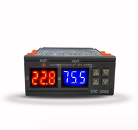Pengendali suhu Digital, AC 110V 220V DC 12V 24V STC-3008