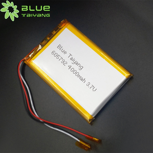 Azul Taiyang 3,7 <span class=keywords><strong>V</strong></span> 4000mAh 14.8wh batería recargable 4000mAh 605792 batería de iones de litio de polímero - Product Image 2