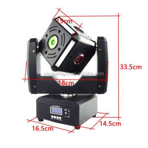 <span class=keywords><strong>Rubiks</strong></span> ไฟลูกบาศก์6ชิ้น12วัตต์3In1ไฟ LED 6หน้าสำหรับเวทีดิสโก้ - Product Image 4