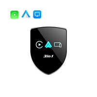 EKIY Carplay Box Nuevo Adaptador Inalámbrico Inteligente 4 en 1 para Auto con Carplay, Android Auto y Airplay, Dongle USB para Auto