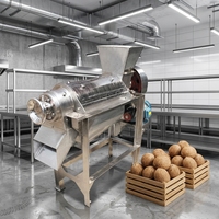 Kokosmelk-extractor/kokosmelkpers/kokosmelk-sapcentrifuge