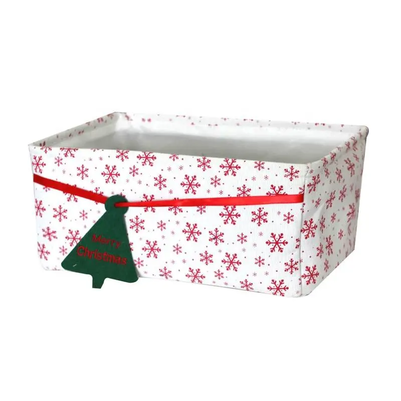 Xmas Holiday Bag home storage & organization Portable Toys Stationery Cosmetics Box Collapsible Christmas gifts storage baskets
