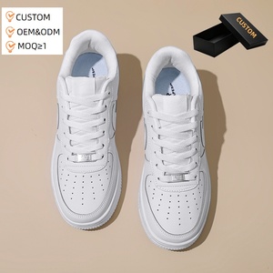 รองเท้ากีฬา <span class=keywords><strong>Af1</strong></span> แบบปรับแต่งได้ ไม่มีตราสัญลักษณ์ รองเท้าลำลอง รองเท้าผู้ชายแบรนด์หรู - Product Image 1