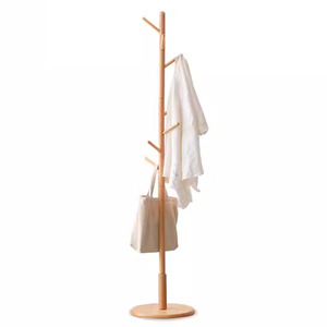 <span class=keywords><strong>Perchero</strong></span> de madera con 8 ganchos, colgador de abrigos de árbol para dormitorio, sala de estar, oficina, adecuado para colgar abrigos, sombreros, bolsas - Product Image 1