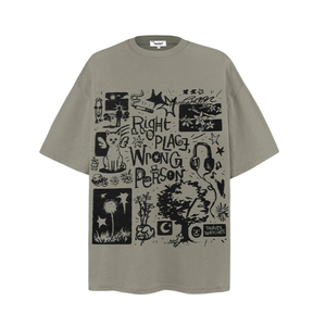<span class=keywords><strong>T</strong></span>-<span class=keywords><strong>shirt</strong></span> da uomo personalizzata in cotone 100% a maniche corte, girocollo, stile vintage, all'ingrosso, con stampa - Product Image 1
