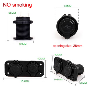 12v/24v 2.1A 1A sortie étanche Double USB changeur accessoire <span class=keywords><strong>prise</strong></span> de courant 24 <span class=keywords><strong>volts</strong></span> chargeur de <span class=keywords><strong>voiture</strong></span> - Product Image 6