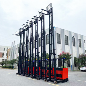 Reach <span class=keywords><strong>Forklift</strong></span> High <span class=keywords><strong>Lift</strong></span> 8M 12m 1,5 T 2T 3T Stand Seated Warehouse Carretilla elevadora eléctrica de alcance - Product Image 4