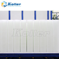 Machine à blocs de glace commerciale évaporée directement de 5 tonnes de qualité supérieure Koller DK50
