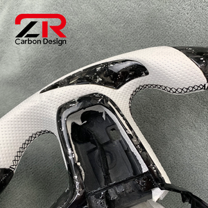Volant sport en fibre de carbone forgée pour <span class=keywords><strong>Dodge</strong></span> <span class=keywords><strong>Ram</strong></span> 1500 Rebel 2500 3500 4500 5500 <span class=keywords><strong>SRT</strong></span> TRX RHO Pickup Truck <span class=keywords><strong>2020</strong></span>+ - Product Image 4