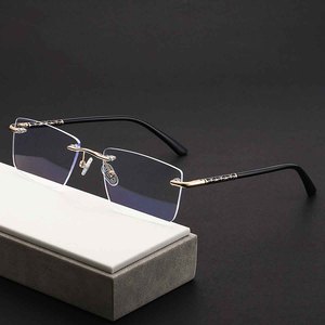 Gafas de Computadora con Filtro de Luz Azul al por Mayor, Gafas Cuadradas con Bloqueo de Luz Azul, Metálicas, para Hombre, Estilo Ejecutivo - Product Image 2