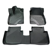 Tapis de sol de voiture 3D en TPE thermoformé double couche de luxe personnalisé, antidérapant, à bords profonds pour HONDA CRV 2007-2011