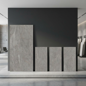 Travertine Silver 800x1600mm Glossy Porcelain Floor And Wall Tiles Natural Stone Design 80x160cm - Product Image 6