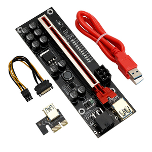 Venta al por mayor de fábrica: Nuevo Riser PCI-e Ver 009s Plus de 1x a 16x con 8 condensadores, Riser GPU Ver 009s Plus V0 - Product Image 5