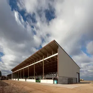 Padiglione Moderno a Grande Campata in Struttura d'Acciaio per Esposizioni Agricole e Astucci, per Allevamenti di Bestiame, Colture, Pollai e Fattorie - Product Image 4