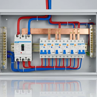 Boîtier de distribution d'éclairage principal pour couloir public FXXM1, 80A, IP30, panneau d'alimentation principal intérieur pour le contrôle des charges d'éclairage partagées du hall