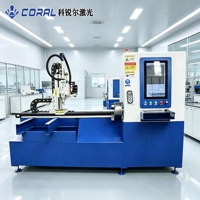 Machine de découpe laser à fibre CNC industrielle CORAL CRL-3015C-1500W pour la découpe de tubes et de tôles métalliques, pour le traitement des métaux