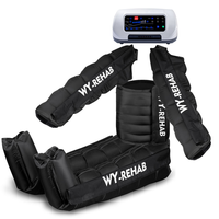Appareil de drainage lymphatique séquentiel à compression pneumatique, masseur de jambes à 6 chambres pour la circulation