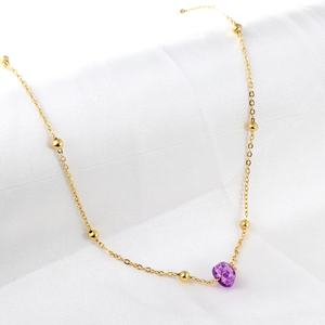 สร้อยคอเซอร์คอนหลากสีรูปทรงพิเศษ สแตนเลสสตีล สำหรับผู้หญิง ลดราคาสินค้ามาใหม่ - Product Image 4