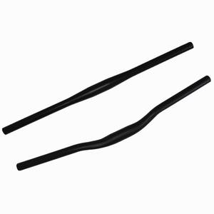 <b>Bicycle</b> <b>Handlebars</b> Flat Aluminum Alloy 31.8mm Black For Mountain Bikes Durable Straight Up The Swallow - Product Image 1