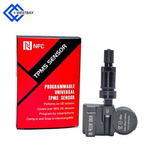 NFC TPMS传感器由电话应用程序编程轮胎压力传感器98% 车辆覆盖315mhz 433mhz <span class=keywords><strong>2</strong></span>合1汽车通用TPMS - Product Image 1
