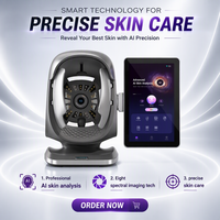 Analyseur de peau portable 3D AI Magic Face Mirror, scanner facial, analyseur de peau, analyse de l'acné, machine d'analyse cutanée