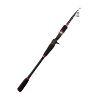 Retractable Telescopic Fishing Rod, Short, Carbon, Hard