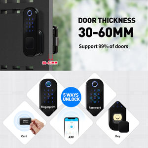<span class=keywords><strong>R5</strong></span> kunci pintar keamanan rumah kunci jarak jauh kunci kartu kata sandi TTLock Elektronik Aplikasi Tuya kunci pintu pintar sidik jari - Product Image 3