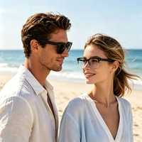 Lunettes Intelligentes N21B 20MP avec Caméra, Traduction en Temps Réel et Assistant Vocal IA, Enregistrement Vidéo HD 1080P, Chargement Type-C