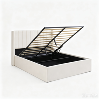 Ensemble de meubles de chambre à coucher de style européen : Lit king-size de luxe, lit king-size moderne avec cadre de lit double rembourré 2026
