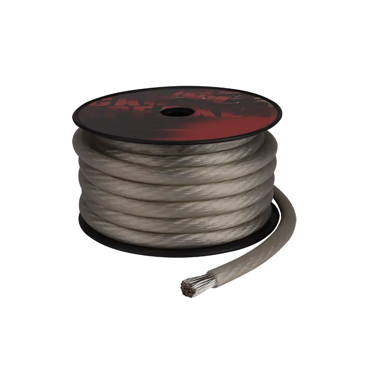 สายสัญญาณเครื่องเสียงรถยนต์แบบกําหนดเองคุณภาพสูง 0 AWG สายไฟ 50 FT/Spool