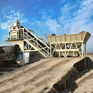 סין ערבוב מפעלי בטון מסחר מערכות בקרה חשמליות קומפקטית מפעל הבטון נייד עם js750 מיקסר בטון - Product Image 3