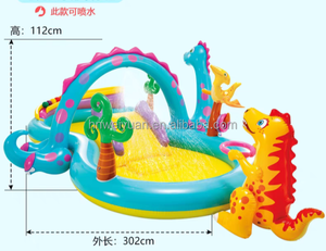<span class=keywords><strong>Piscine</strong></span> gonflable de centre de jeu d'enfants de promotion avec l'arroseur de parc aquatique de glissière pour des équipements d'amusement extérieurs - Product Image 5