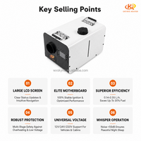 Chauffage de stationnement diesel intelligent OkyRie AX55H Pro Series 5KW à faible consommation de carburant, couleur blanche en option, kit de chauffage, directement de l'usine