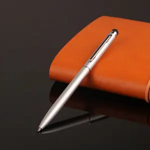 شعار مخصص ترويجي تصميم المعادن الكرة بالسعة لوحة شاشة الهاتف ستايلس القلم