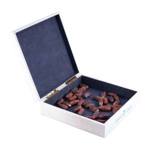 Hộp Quà Tặng Ramadan Kareem, Sô Cô La Gỗ & Ngày Tháng Cắt Laser Màu Trắng Kết Thúc Mùa Lễ Matt - Product Image 5