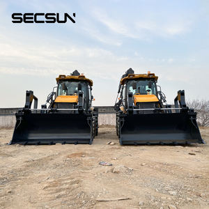Secsun 2.5 Ton Gelede Retroexcavadora Graafmachine Lader 4X4 Graaflaadmachine Met Graafmachine - Product Image 5