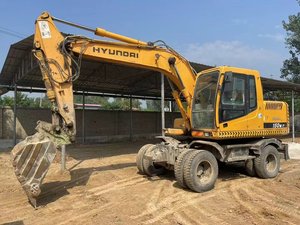 Excavadora de cadenas HYUNDAI 150W-7 usada de buena calidad, ¡VENTA CALIENTE!, 15 toneladas, lista para enviar hoy, motor diésel, bombas, gran fuerza de excavación - Product Image 2