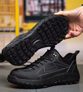 Botas de senderismo para uso en exteriores, zapatos para hombre con altura media a la pantorrilla, impermeables y antideslizantes para hombre - Product Image 5